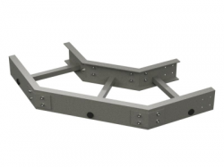 DKC Угол горизонтальный 90° 100x150 R300, стеклопластик арт. GLG91015