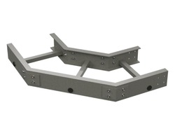 DKC Угол горизонтальный 90° 150x500 R300, стеклопластик арт. GLG91550