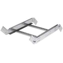 DKC Угол вертикальный шарнирный 100х200 универсальный, цинк-ламельный арт. LE1002ZL