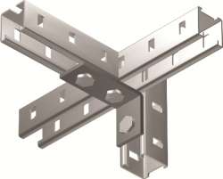 DKC Уголок одиночный удлиненный 92 мм, горячеоцинкованный арт. BMC1012HDZ