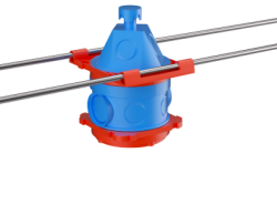 DKC Универсальная потолочная коробка для заливки в бетон,90х71,h114 арт. 59391U