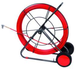 DKC Устройство закладки кабеля на вращ. барабане,стеклопруток д.9мм, длина 80 м арт. 59980