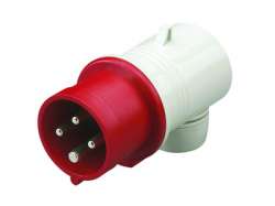 DKC Вилка кабельная угловая IP44 16A 3P+E+N 400В арт. DIS2211637