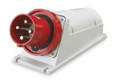 DKC Вилка настенная IP67 125А 3P+E 400В арт. DIS245M12596