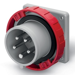 DKC Вилка панельная прямая IP67 16А 3P+E+N 400В арт. DIS2481697