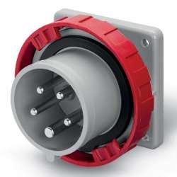 DKC Вилка панельная прямая IP67 32А 3P+E+N 400В арт. DIS2483297