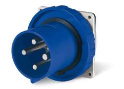 DKC Вилка панельная прямая IP67 63А 2P+E 250В арт. DIS2466393