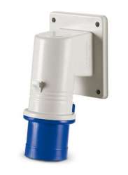 DKC Вилка панельная с наклоном IP44 16А 2P+E 250В арт. DIS2421693