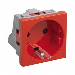 DKC Viva Красная Розетка арт. 45015