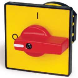 DKC Желтая площадка и красн.ручка, 48х48, на винты арт. AZ0201-1