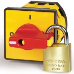 DKC Желтая площадка и красн.ручка, 48х48мм, модель 06, на винты арт. AZ0601