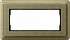 Gira ClassiX Art Бронза/Бронза Рамка 2-ая без перегородки арт. 1002661