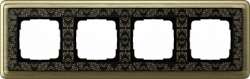 Gira ClassiX Art Бронза/Черный Рамка 4-ая арт. 0214662