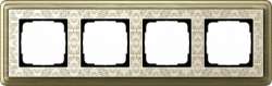 Gira ClassiX Art Бронза/Кремовый Рамка 4-ая арт. 0214663