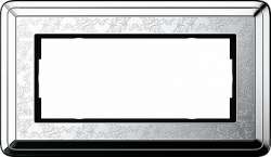 Gira ClassiX Art Хром/Хром Рамка 2-ая без перегородки арт. 1002681