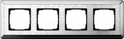Gira ClassiX Art Хром/Хром Рамка 4-ая арт. 0214681