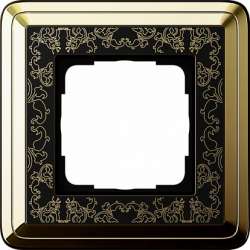 Gira ClassiX Art Латунь/Черный Рамка 1-ая арт. 0211672