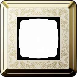 Gira ClassiX Art Латунь/Кремовый Рамка 1-ая арт. 0211673
