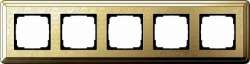 Gira ClassiX Art Латунь/Латунь Рамка 5-ая арт. 0215671