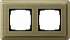 Gira ClassiX Бронза/Бронза Рамка 2-ая арт. 0212621