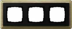 Gira ClassiX Бронза/Черный Рамка 3-ая арт. 0213622