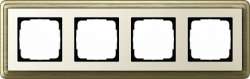 Gira ClassiX Бронза/Кремовый Рамка 4-ая арт. 0214623