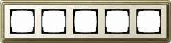 Gira ClassiX Бронза/Кремовый Рамка 5-ая арт. 0215623