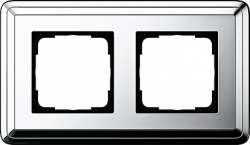 Gira ClassiX Хром/Хром Рамка 2-ая арт. 0212641