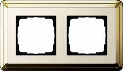 Gira ClassiX Латунь/Кремовый Рамка 2-ая арт. 0212633