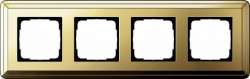 Gira ClassiX Латунь/Латунь Рамка 4-ая арт. 0214631