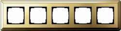 Gira ClassiX Латунь/Латунь Рамка 5-ая арт. 0215631