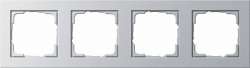 Gira E2 Алюминий Рамка 4-ая арт. 021425