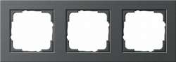 Gira E2 Антрацит Рамка 3-ая арт. 021323