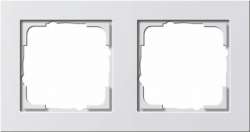 Gira E2 Бел Рамка 2-ая арт. 021222