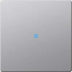 Gira E22 Алюминий Клавиша 1-ая с подсветкой арт. 0290203