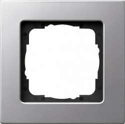 Gira E22 Алюминий Рамка 1-ая арт. 0211203