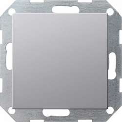 Gira E22 Алюминий Заглушка с опорной платой арт. 0268203