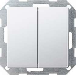 Gira E22 Бел Кл вык самовоз верт Переключ\Переключ арт. 2861201