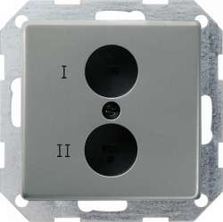 Gira E22 Сталь Аудиорозетка арт. 040220