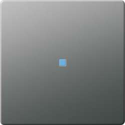 Gira E22 Сталь Клавиша 1-ая с подсветкой арт. 029020