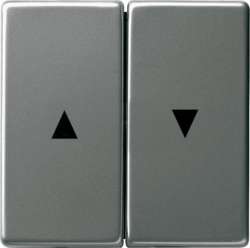 Gira E22 Сталь Клавиша для жалюзийного выключателя арт. 029420