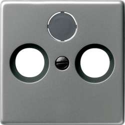 Gira E22 Сталь Накладка TV-розетки арт. 086920