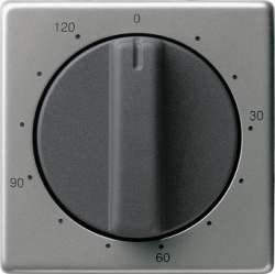 Gira E22 Сталь Накладка таймера 120 мин арт. 064220