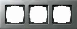 Gira E22 Сталь Рамка 3-ая арт. 0213202