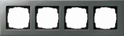 Gira E22 Сталь Рамка 4-ая для установки заподлицо арт. 0214205