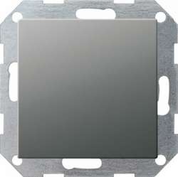 Gira E22 Сталь Заглушка с опорной платой арт. 026820