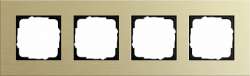 Gira ESP Алюминий Светлое золото Рамка 4-ая арт. 0214217