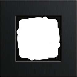 Gira ESP Черный анодированный алюминий Рамка 1-ая арт. 0211126
