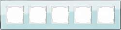 Gira ESP Glass C Салатовое стекло Рамка 5-ая арт. 0215518