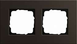 Gira ESP Коричневый анодированный алюминий Рамка 2-ая арт. 0212127